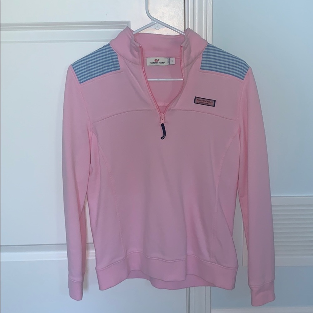 VINEYARD VINES quarter zip and tee shirt hoodie